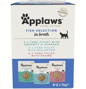 Applaws kapsičky multipack Rybí výběr ve vývaru 12 × 70 g