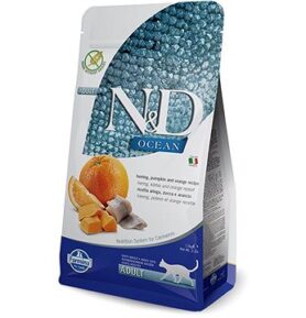 N&D Ocean Cat Adult Herring, Pumpkin & Orange 1,5 kg