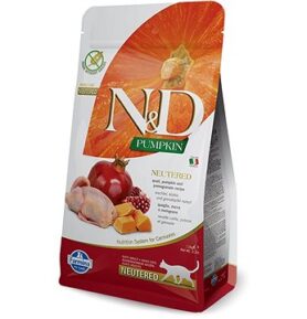 N&D Pumpkin Cat Neutered Quail & Pomegranate 1,5 kg