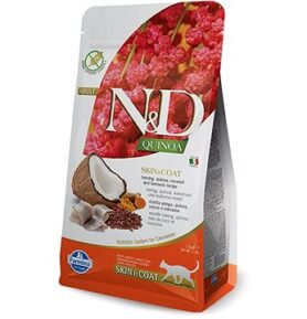 N&D Quinoa Cat Adult Skin & Coat Herring & Coconut 1,5 kg