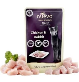Nuevo kočka kapsička adult kuře a králík 85 g