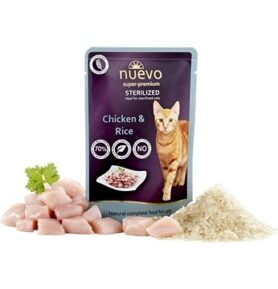 Nuevo kočka kapsička sterilized drůbeží s rýží 85 g