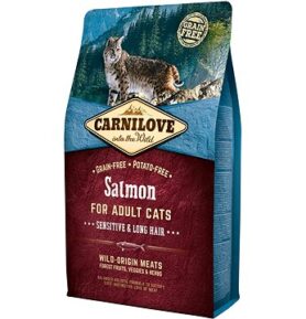 Carnilove Granule s lososem pro dospělé kočky 2 kg