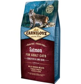 Carnilove Granule s lososem pro dospělé kočky 6 kg