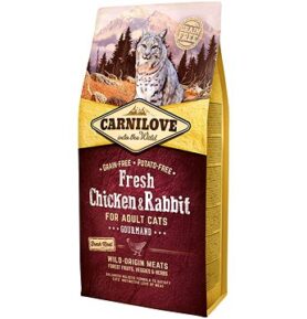 Carnilove Granule s čerstvým kuřetem a králíkem 6 kg