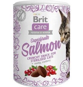Brit Care Cat Snack Superfruits Salmon 100 g