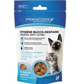 Francodex pochoutka Breath Dental kočka 65 g