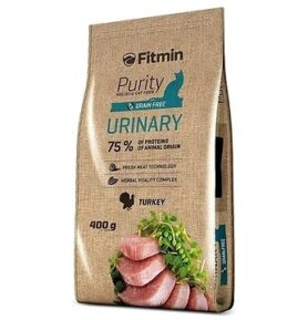 Fitmin Purity Cat Urinary s čerstvým krůtím pro zdravé močové cesty 400 g