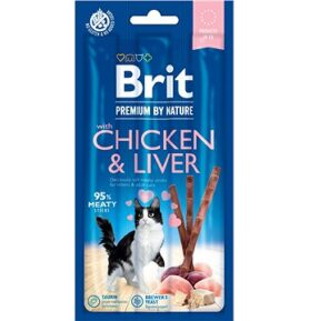 Brit Premium by Nature Cat Sticks with Chicken & Liver 3 ks