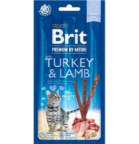Brit Premium by Nature Cat Sticks with Turkey & Lamb 3 ks