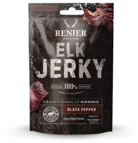 Renjer Modern Nordic Elk (Losi) Jerky Black Pepper 25 g