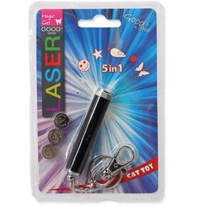 MAGIC CAT hračka laser mix 5 motivů 7 cm