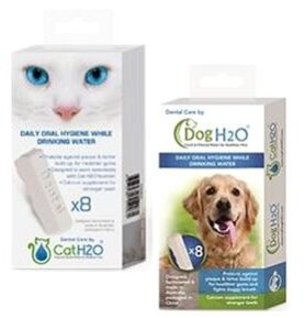 Akinu Dentální péče pro kočky i psy H2O 8 ks