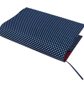 Obal na knihu Puntíky na tm.modré: rozměr 25 x 36 cm
