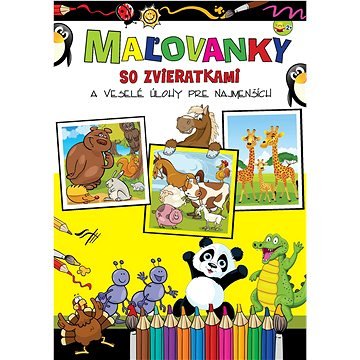 Maľovanky so zvieratkami a veselé úlohy pre najmenších