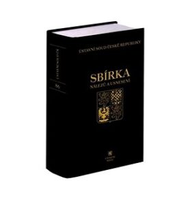 Sbírka nálezů a usnesení ÚS ČR: svazek 86 + CD