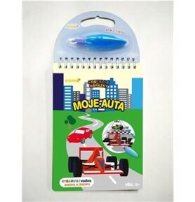 Moje auta Kouzelné obrázky: Vybarvuj vodou znovu a znovu