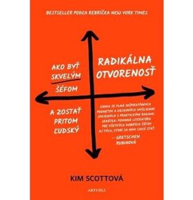 Radikálna otvorenosť: Ako byť skvelým šéfom a zostať pritom ľudský