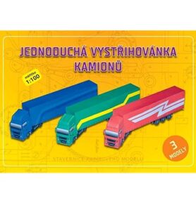 Jednoduchá vystřihovánka kamionů