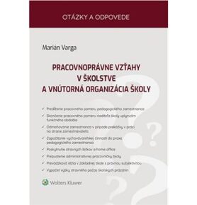 Pracovnoprávne vzťahy v školstve a vnútorná organizácia školy