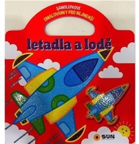 Letadla a lodě Samolepkové omalovánky pro nejmenší