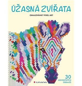 Omalovánky Pixel Art Úžasná zvířata: 30 jedinečných obrazů