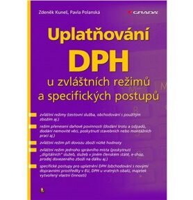 Uplatňování DPH u zvláštních režimů a specifických postupů