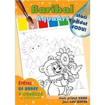 AquaArt A4 Baribal omalovánka: Stačí přidat vodu!