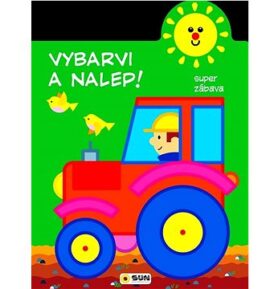 Vybarvi a nalep! Traktor: super zábava