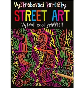 Vyškrabovací kartičky STREET ART: Vytvoř kouzelné obrázky! + škrabátko