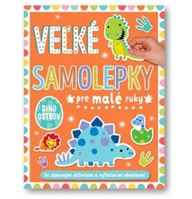 Veľké samolepky pre malé ruky Dino ostrov