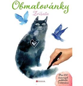 Obmalovánky Zvířata: Přes 100 barevných podkladů k dotvoření