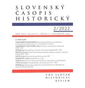 Slovenský časopis historický 2/2022