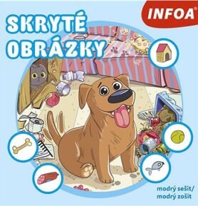 Skryté obrázky: modrý sešit/modrý zošit