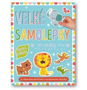 Velké samolepky pro malé ruce Divoká zvířata