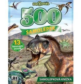 Samolepková knížka 500 Dinosauři