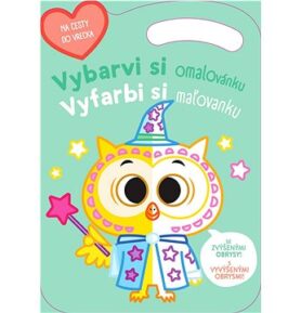 Vybarvi si omalovánku Sova: Vyfarbi si maľovanku Sova