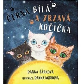 Černá, bílá a zrzavá kočička