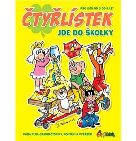 Čtyřlístek jde do školky: Kniha plná grafomotoriky, počítání a vyrábění