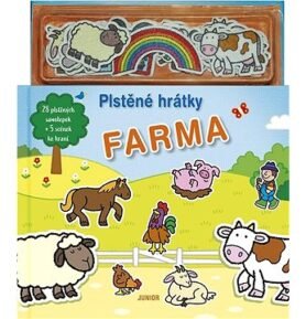 Plstěné hrátky Farma: + 28 plstěných samolepek a 5 scén ke hraní