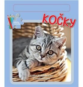 Kočky: Knižka se skládačkami a omalovánkami