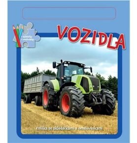 Vozidla: Knižka se skládačkami a omalovánkami