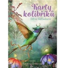 Karty kolibříků: Kniha a 44 karet