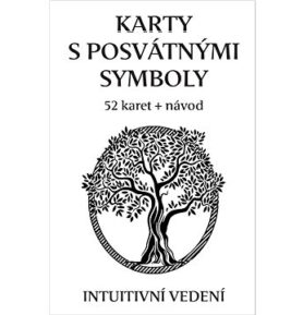 Karty s posvátnými symboly: 52 karet + výkladová kniha