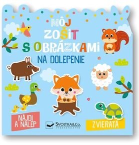 Môj zošit s obrázkami na dolepenie Zvieratá