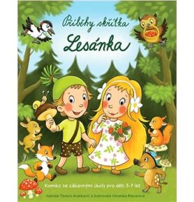 Příběhy skřítka Lesánka: Komiks se zábavnými úkoly pro děti 3-7 let