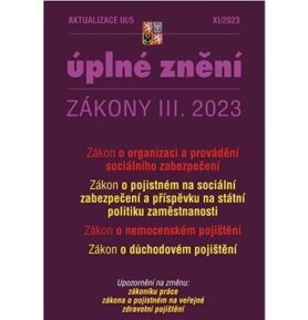 Aktualizace 2023 III/5 - o organizaci a provádění sociálního zabezpečení