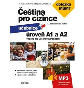 Čeština pro cizince A1 a A2: učebnice a cvičebnice s doložkou MŠMT