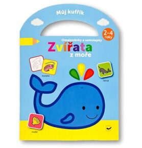 Můj kufřík Omalovánky a samolepky Zvířata z moře