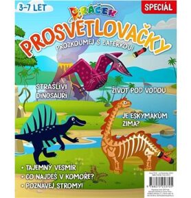 Prosvětlovačky Dinosauři & to nej!: Dráček Prozkoumej s baretkou